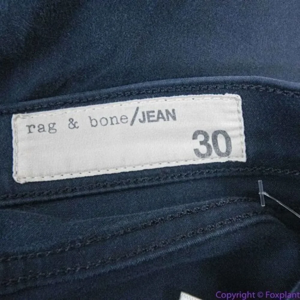 NEW Rag & Bone Jeans Skinny Legging Womens size 30 W1503M070 Navy Sateen Stretch